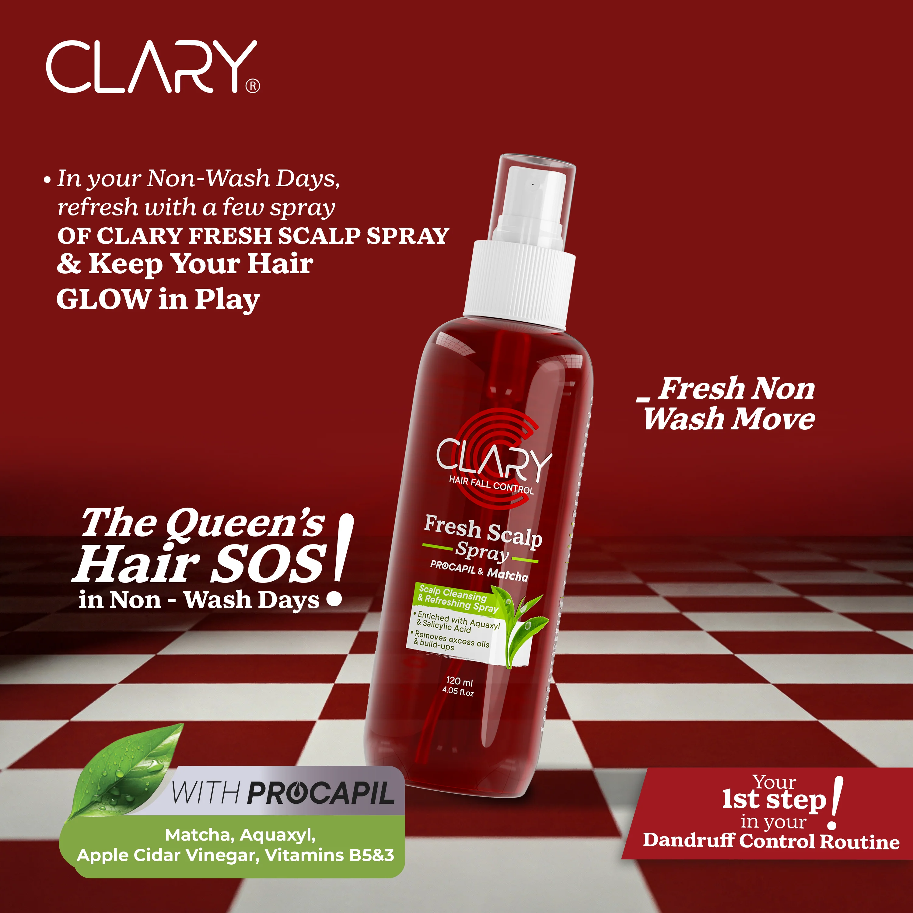 Clary Hair Fresh Scalp 300 ml - Image 4